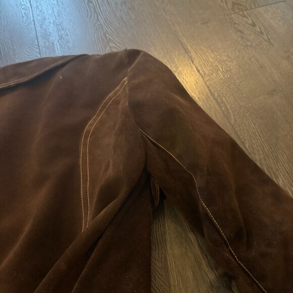 VINTAGE SUEDE JACKET WITH REMOVABLE LINING MADE IN CANADA XS/S - Picture 12 of 15